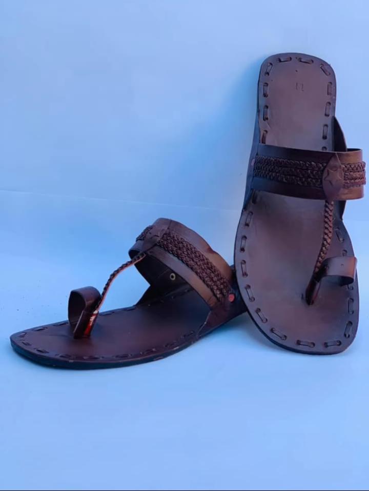 Handcrafted Leather Kolhapuri Chappal | Traditional Ethnic Sandal