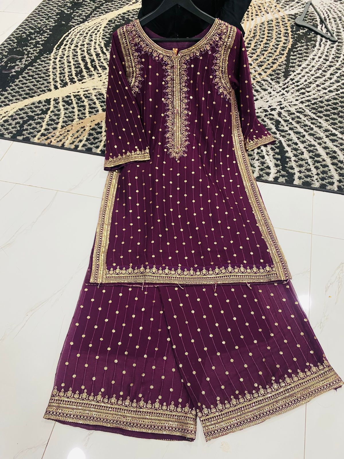 Chiffon Embroidery, Fancy Collection, Ready to Wear, Wedding Guest Outfit,