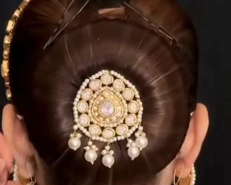 “Kundan Pearl Bridal Set with Matha Patti & Choker