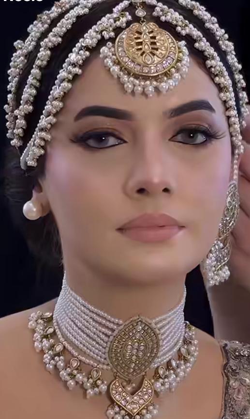 “Kundan Pearl Bridal Set with Matha Patti & Choker