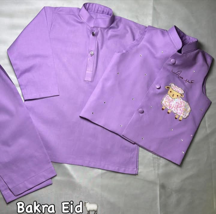 Bundle offer kheri gift Baby Boy Eid-ul-Adha Special Edition – 3-Piece Kurta Suite