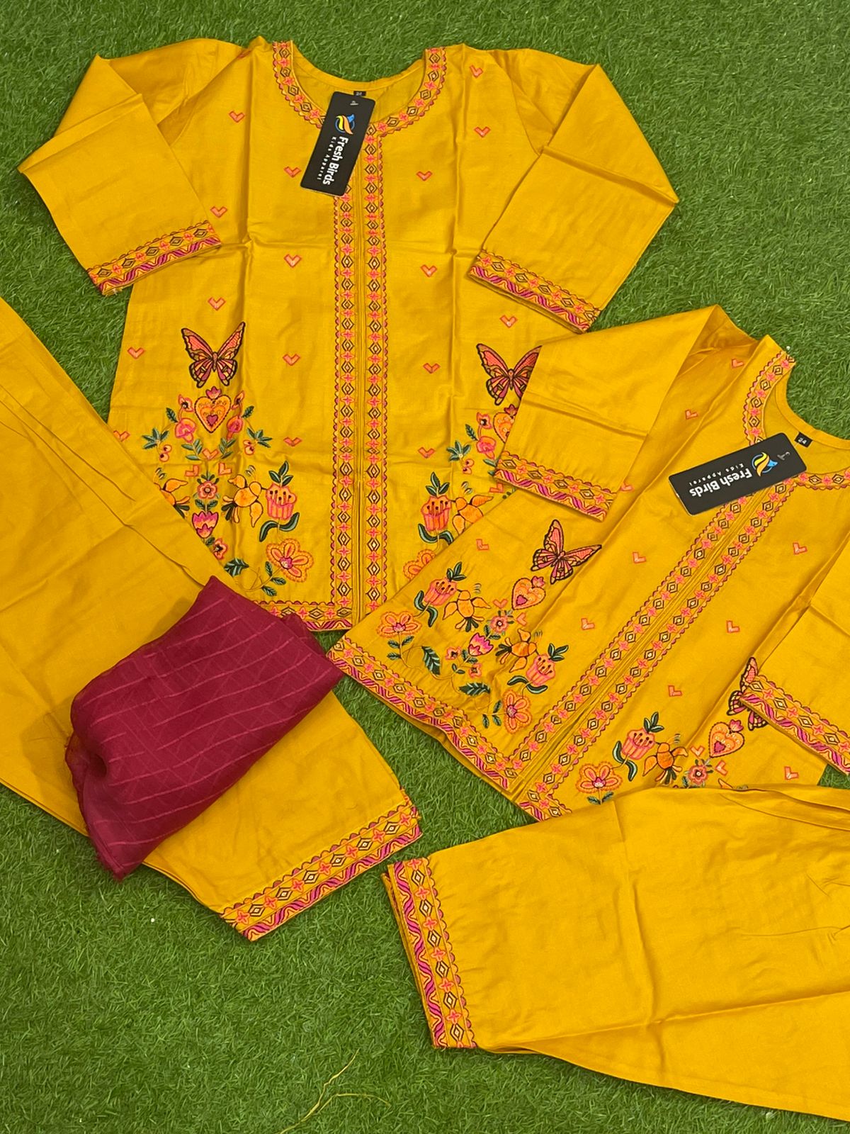 Nyra pret luxury lawn now  Soft pink  musturd trends