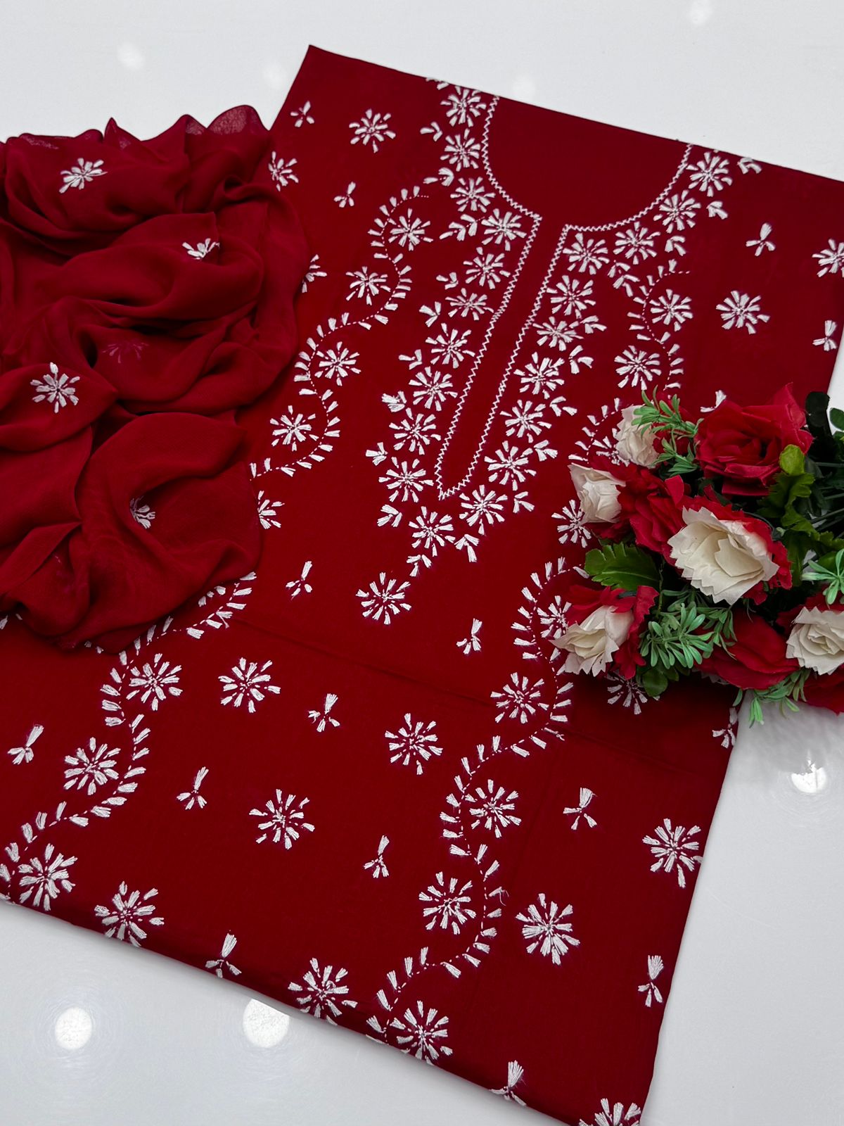 SUNDRI handmade multani embroidry dress