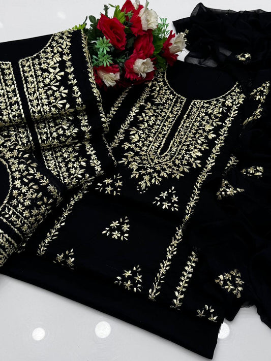 Handcrafted Bahawalpur Gota Work Lawn 3pcs Suit